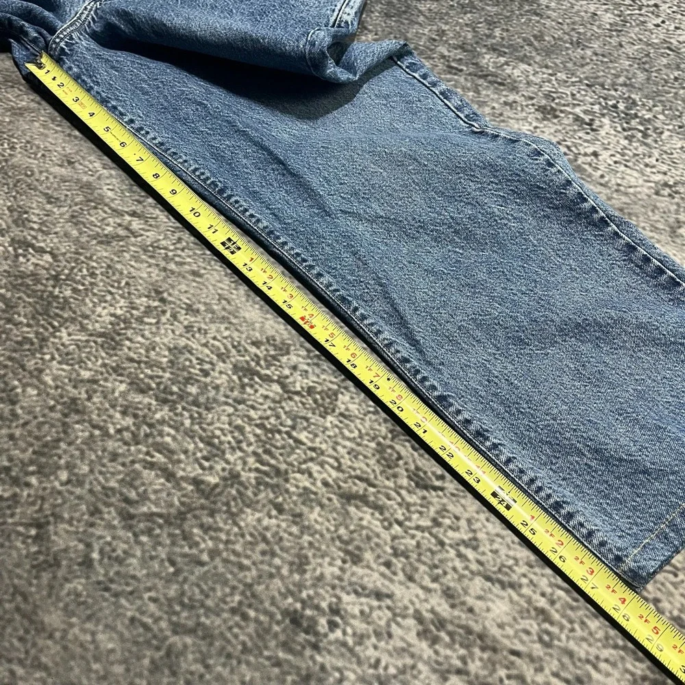 Vintage Lucky Brand Jeans 219 Low Rise Bootcut Mens 33x28 Blue Denim USA 90s Y2K